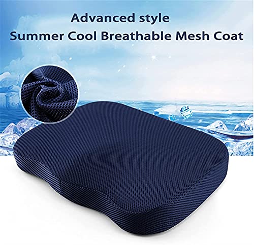 GIENEX Desk Chair Cushion - Padded Cushions for Travel, Wheelchairs, Office, Stadium & Driver Seat of Car or Truck