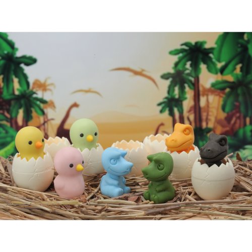Sugata Iwako Eraser, Egg 60 Pack SCERTAM001