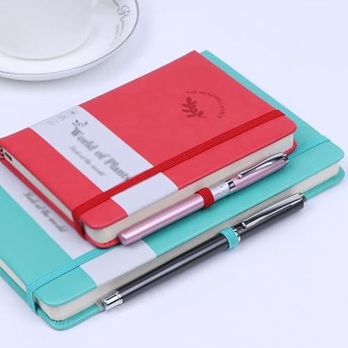 MVNOIRE A5/A6 Leather Notepad Hardcover Notebook Business Women Men Teacher Writing Journaling