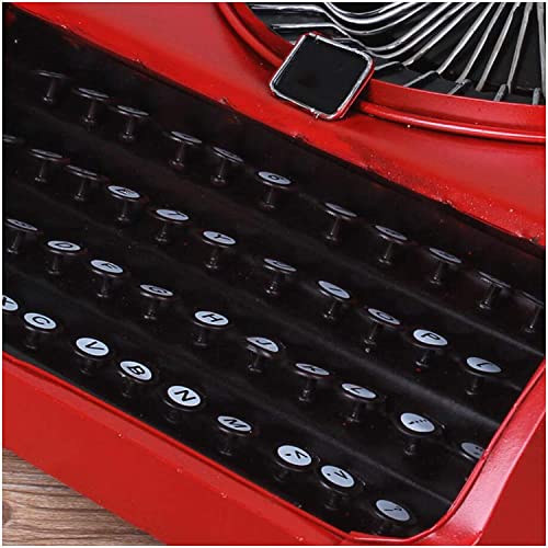 Vintage Typewriter Model - Retro Metal Typewriter - Retro Handicrafts Antique Typing Machine Model, for Home, Bar Decoration, Movie Props