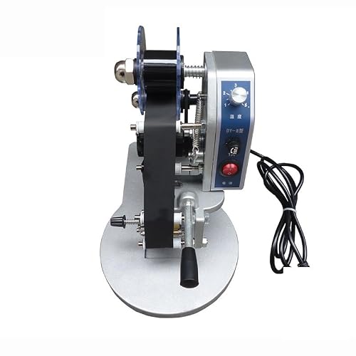 UWYTGF Hot Foil Stamping Machine,Manual Inkjet Printer,Hand Stamping Machine for Ribbon Coding and Direct Thermal Printing