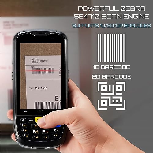 Chainway C6000 Wireless Pistol Grip Barcode Scanner Handheld | SE4710 2D/1D/QR Code Reader, Keyboard, WiFi, Bluetooth | for Inventory Scanning (Build Your Own)