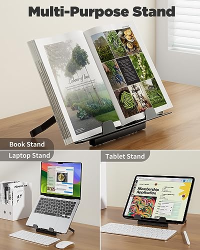 SAIJI Laptop Desk for Bed, XX-Large Foldable Bed Tray Table, 25.6" x 19.3"