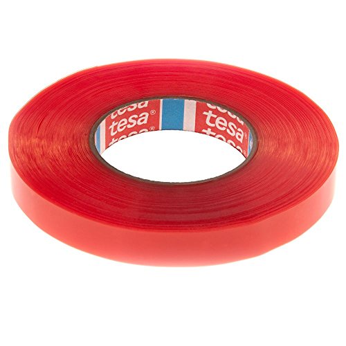 Transparent double-sided PET film tape Tesa 19mm wide, 50m/roll (3 pieces)