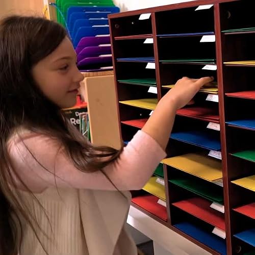 Really Good Stuff Classroom Mail Center with Paper Holders, 1 Mail Center