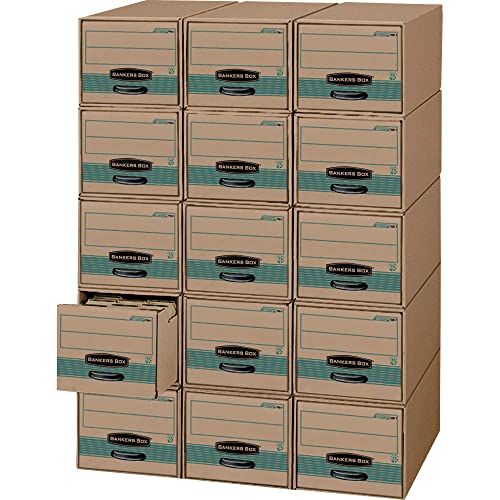 Banker's Box 6-Pack Medium-Duty Storage Drawers, Recycled, Letter Size