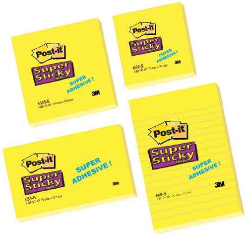 3 M 654-S – Self-Adhesive Label (Yellow)