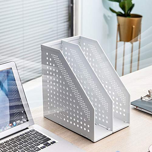 Desk File Organizer,Desktop Organizer File Sorter File Magazine Folder Holder Folding File Rack Stretchable Desktop Organizer File Storage Manager For Home And Office Dark Gray And Light Gray File Org