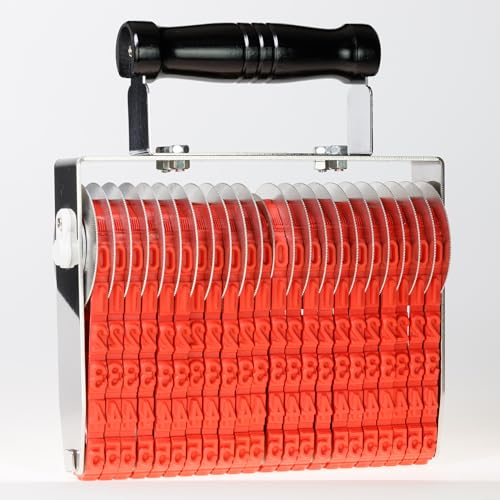 BS-14H70W16L Custom Rotating Rubber Stamp, Fully Customizable, Impression Letter Height 0.43-0.55 inch (11-14 mm), Impression Width 2.76 inch (70 mm) or Less, 16 Rows, Made in Japan