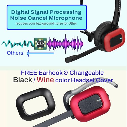 INNOTALK Wireless Headset Compatible with Cisco 6945 7942G 7945G 7962G 7965G 7975G 7821 7841 7861 8811 8841 8845 Phone (Explorer)