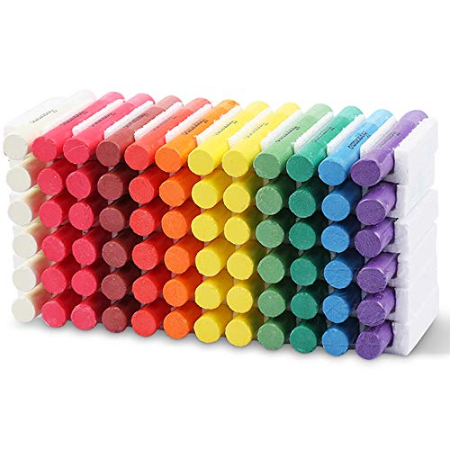 Hagoromo Fulltouch Color Chalk 1 Box [72 Pcs/10 Color Mix]