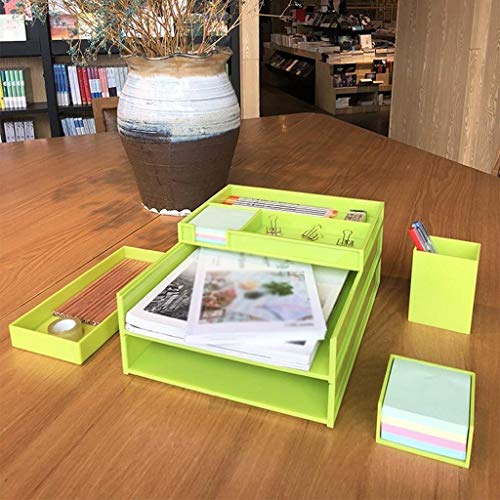 GVRMLDF Desk Organizers and Accessories，Mail Organizer, Office Supplies,Magazine File Holder(Blue)