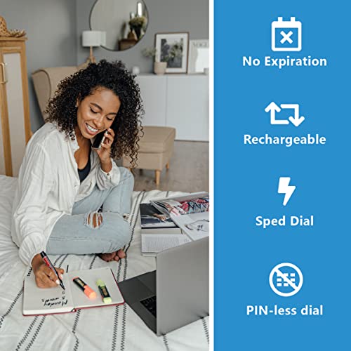 Phone Card for International & Domestic Calls, Prepaid Calling Card for Any Phones & Payphones | $30 USD