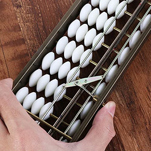 QERTYHJK 17 Digits Rods Standard Abacus Chinese Japanese Calculator Counting Tool Math Learning Beginners