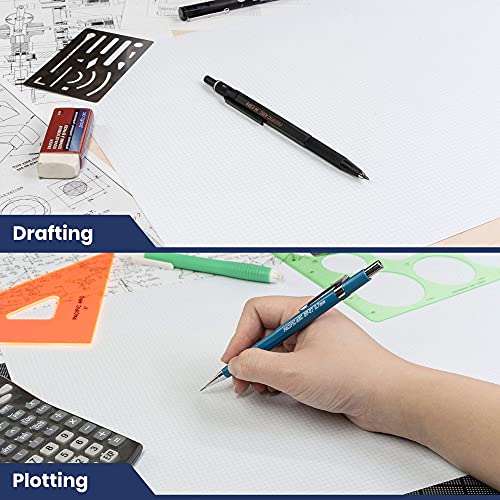 Pacific Arc Quadrille Paper Pack, 100 Sheets 11 Inch x 17 Inch, 8 x 8 Grid