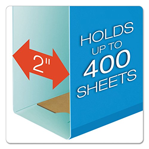 Pendaflex Extra Capacity Hanging File Folders, Letter Size, Reinforced, 2 Inch Expansion, Assorted Colors, 25 Per Box (4152X2 ASST)