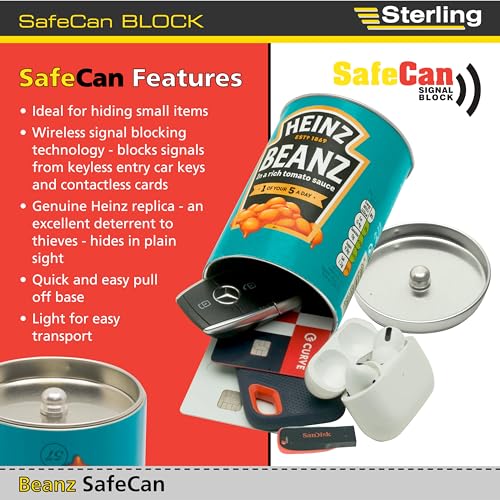 Sterling SafeCan Heinz Baked Beanz RFID Signal Blocking Faraday Can