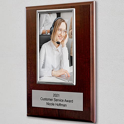 Fully Customized Employee of the Month, Quarter or Year, Manager On Duty, Employee Recognition, Memorial, Staff Photo Plaque and More