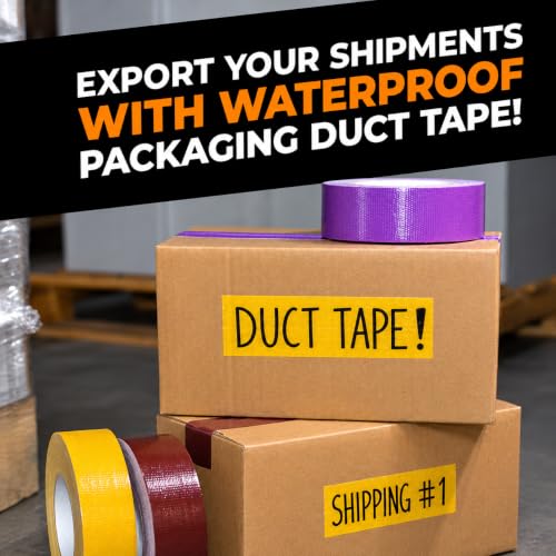 WOD Industrial Grade Teal Blue Duct Tape, 12 inch x 60 Feet