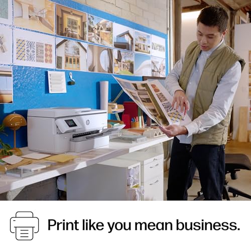 HP OfficeJet Pro 9720 Wide-Format Wireless All-in-One Color Inkjet Printer, Print, scan, Copy, fax up to 11x17, ADF, Duplex Printing Best-for-Office, 3 Month Trial of Instant Ink Included (C2XF9A)