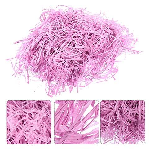 ETAZMDITE Shredded Paper for Gift Boxes, Glitter Shredded Tissue Paper For Easter Gift Filling Multicolor 22x15cm Pack Of 6(Purple*3pcs,22 * 15Cm*3Pcs)