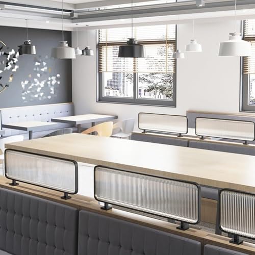 Desk Panel – Iron Room Divider for Enhanced Focus & Privacy – Stylish Partition for Office & Home Workspace Decor – Ideal for Dining Areas & Workstations