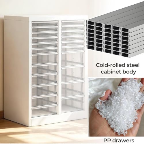 22 Drawers Literature Organizer, Cardboard Mailboxes for Classroom