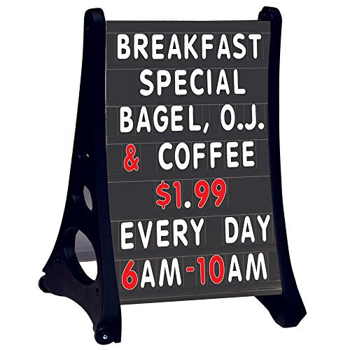 Standard Sidewalk Sign Black, 87714
