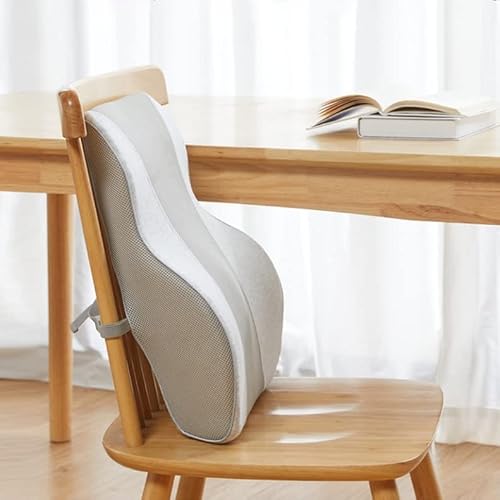 GFHSKRPL Memory Foam Lumbar Support Cushion for Back Waist Orthopedic Pillow Office Chair Car Seat Massage Pad
