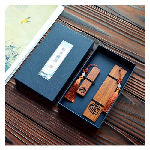 NSUQOA China Wind Annual Meeting Gift Hollow U Disk Bookmark Pen Box Set