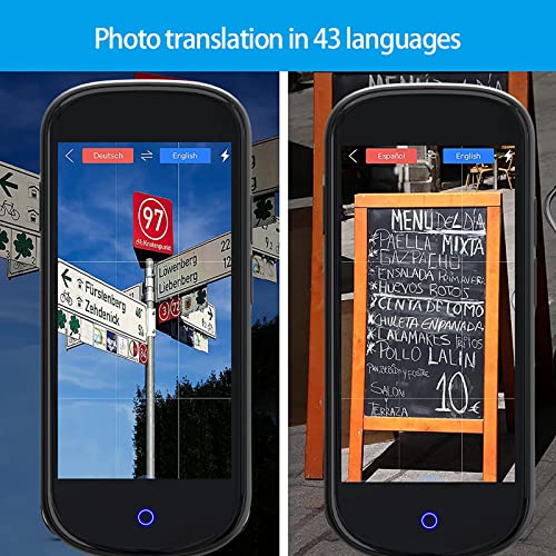 Portable Foreign Language Translators Device - Portable Two Way Voice Interpreter, Language Translator Portable Instant Translator Device, Portable Languages Two Way Instant Voice Translator Effi