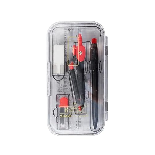 QVEZPRYX Practical Compass Learning Alloy Ruler
