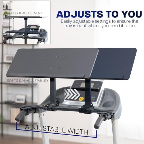 VIVO Black Universal Wooden Laptop Treadmill Desk with Tilt, STAND-TDML4R