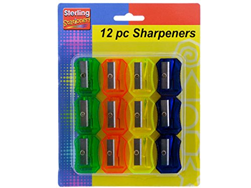 12 Pack Of Pencil Sharpeners, Case of 72