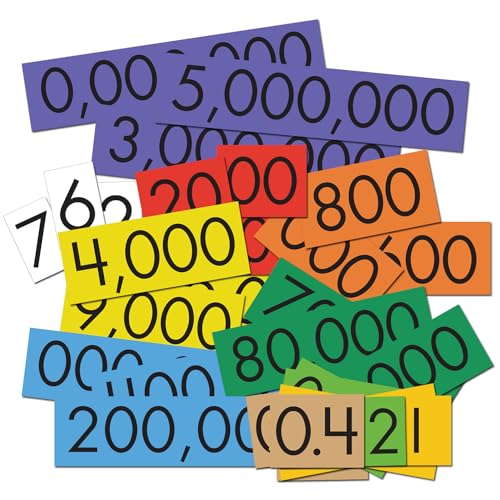 Teacher Created Resources Sensational Math Place Value Cards: 10 Value Decimals to Whole Numbers (12-Pack) (TCR626664)