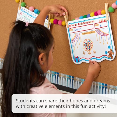 Really Good Stuff Ready to Decorate Pennants Posters Classroom Pack