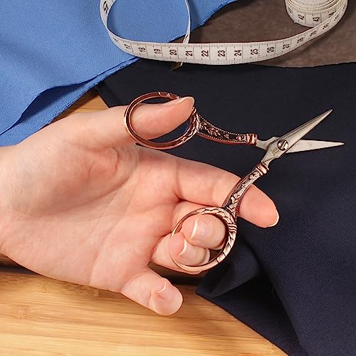 JubileeYarn Floral Embroidery Scissors - Bronze - 30 Scissors