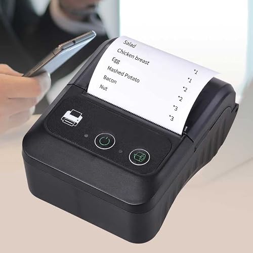 TEDILUVI Portable Label Printer 58mm 2inch Thermal Maker for Store Shipping Mini