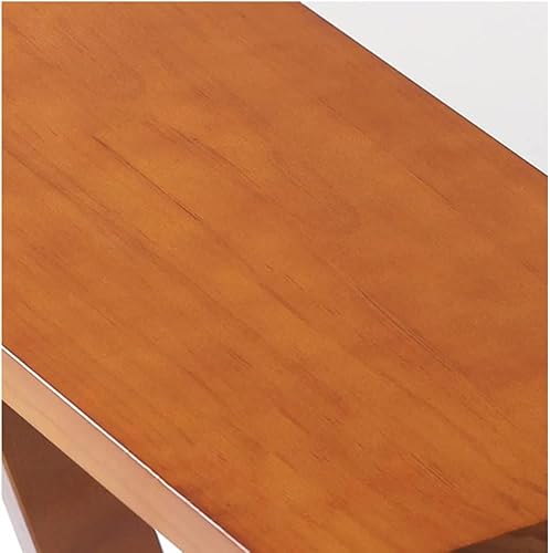 LumaGrove Folding Step Stool Step Stools Folding Stool for Adult/Seniors, Portable Wooden Step Ladder for Kitchen/b(Brown)