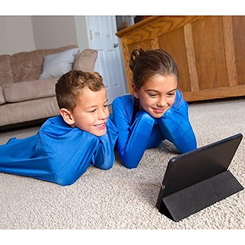 Kids Autism Sensory Body Sock Breathable Sensitivity Seamless Sox Sensory Full Body Cocoon Sock for Children & Aldult with Special Needs (Color : Blue, Size : X-Large)
