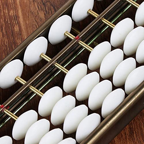 QERTYHJK 17 Digits Rods Standard Abacus Chinese Japanese Calculator Counting Tool Math Learning Beginners