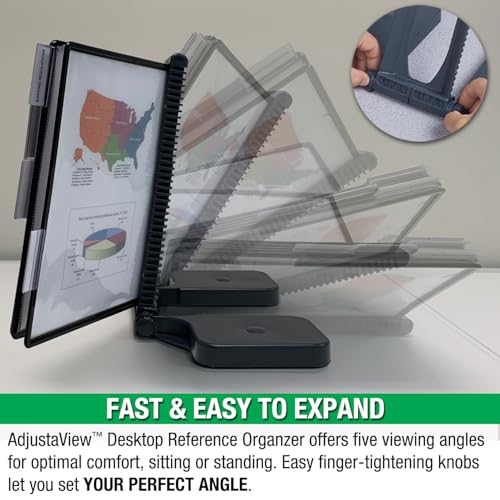 Ultimate Office AdjustaView Expandable Desk Reference Display Organizer 20C