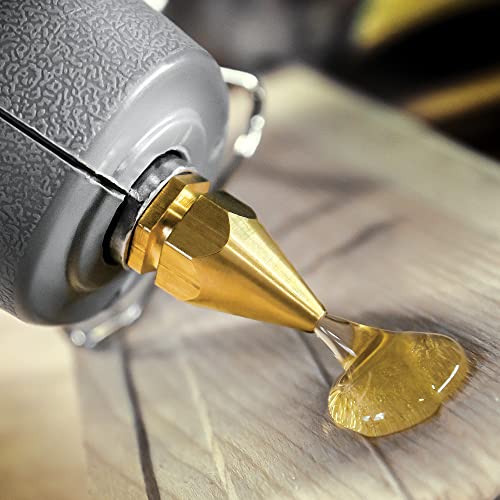 AdTech Professional High Performance Wood High Temp Industrial Bond Hot Glue Sticks 10" Amber