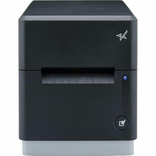 Star Micronics mC-Label3 MCL32CI Direct Thermal Printer - Monochrome - Desktop - Label Print - Ethernet - USB - with Cutter - Black - 3.15" Print Width - 203 dpi - for PC, Android, iOS