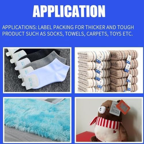 QUGURLID Tagging Gun Machine,Automatic Tag Attacher w/40mm Binging Thickness,75pcs/min Label Needle for Accurate Positioning of Clothing,Carpets,Toys