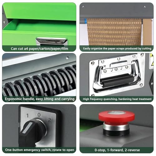 UWYTGF Paper Honeycomb Packaging Padding Machine, Transforms Cardboard Into Packing Material, Filling Cushioning Cardboard Cutting Machine