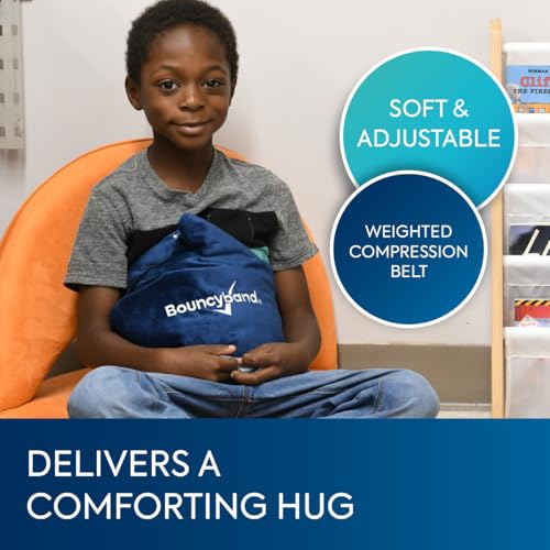 Bouncyband Handy Hugger Pressure Tool for Kids – Calming Belt Hugs for Deep Pressure Sensory Aid – Promotes Focus in School & On-The-Go – Hug Belt for Ages 3+ Fits Waists & Hips 16-28”