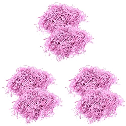 ETAZMDITE Shredded Paper for Gift Boxes, Glitter Shredded Tissue Paper For Easter Gift Filling Multicolor 22x15cm Pack Of 6(Purple*3pcs,22 * 15Cm*3Pcs)