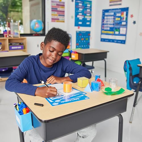 EAI Education GeoModel® Folding Geometric Shapes: 10 Sets of 11 Solids and 11 Nets