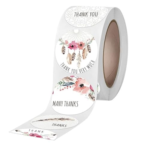 MVNOIRE "Thank You Baking Stickers Labels Wedding Decoration Birthday Party Sealing Sticker